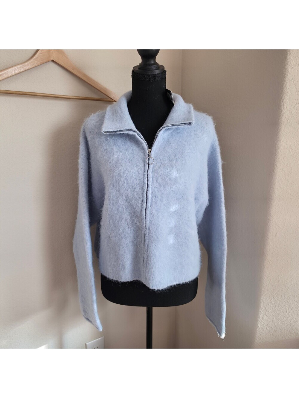 Wild Fable Women's Full Zip Mock Turtleneck Cardigan XS